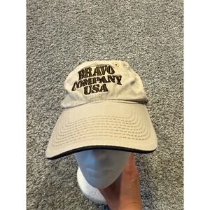 BCM Bravo Company USA Embroidered Baseball Cap Tan Men's Adjustable